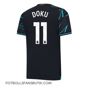 Manchester City Jeremy Doku #11 Replika Tredje Tröja 2023-24 Kortärmad